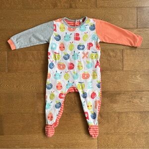 3/$10 SOURIS MINI Baby girl pyjamas 12m